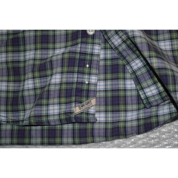 29860 Denim & Supply Ralph Lauren Dress Shirt Green Plaid Size Medium Mens - Picture 6 of 7